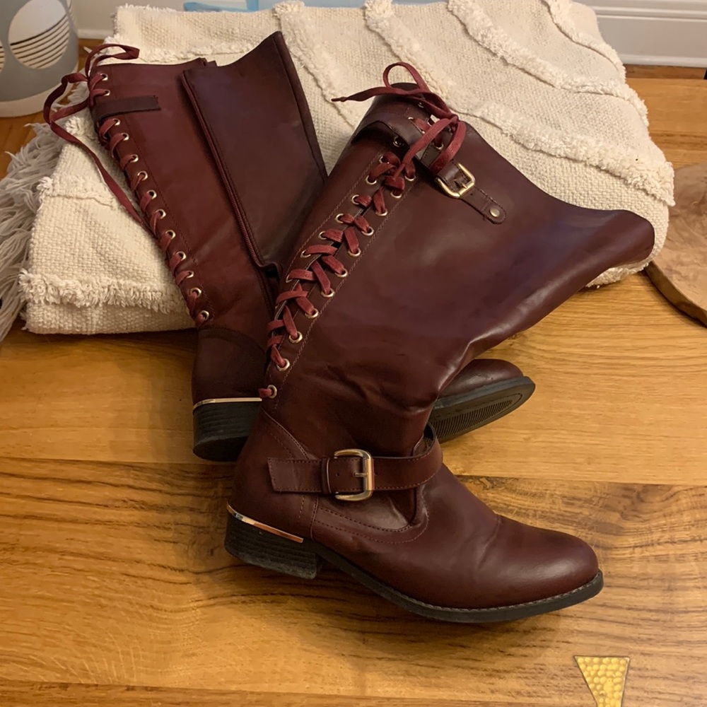 Dress Boots maroon size 9
